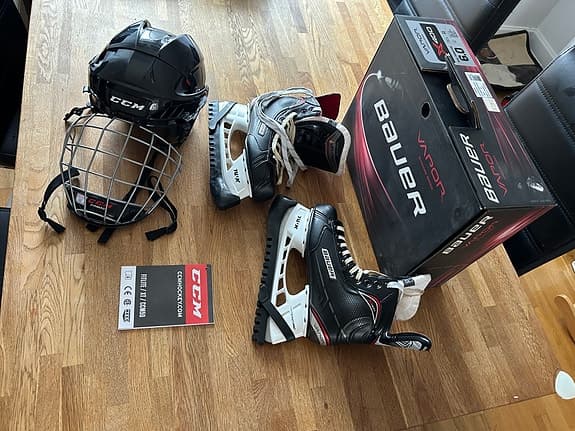 IshockeySkridskor och Hjälm