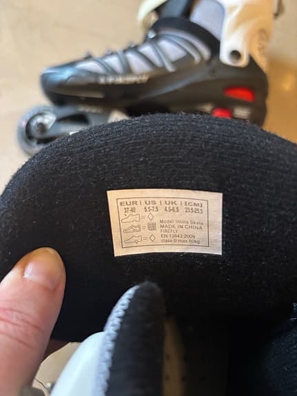 Firefly inlines rullskridskor 40 svart/grå