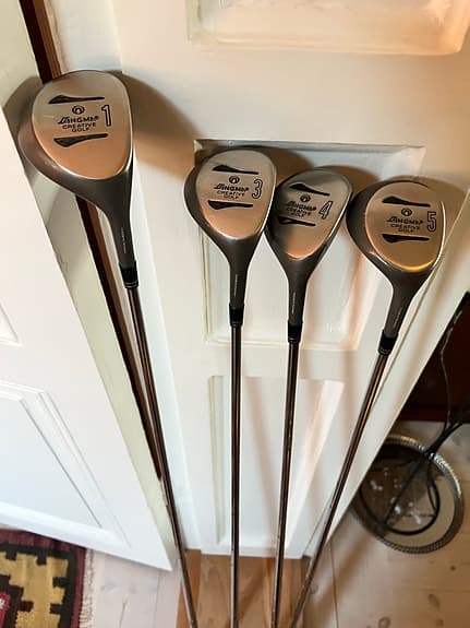 Sangma golfklubbor set träklubbor metallskaft