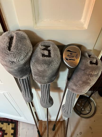 Sangma golfklubbor set träklubbor metallskaft