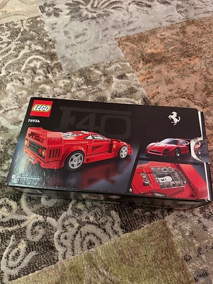Lego Speed Champions bil Ferrari F40 byggsats