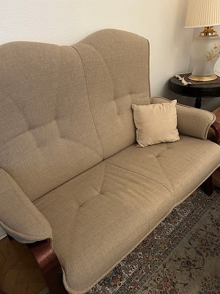 Tre & tvåsitsig fina soffor