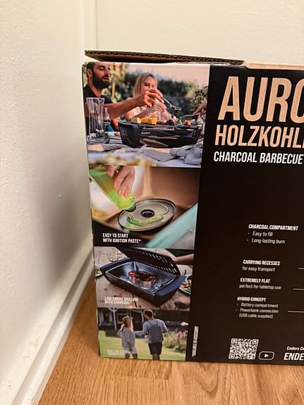 Enders KolGrill Oöppnad