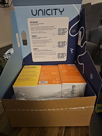 Unicity Unimate och Balance hälsoprodukter 3 g 30 portioner
