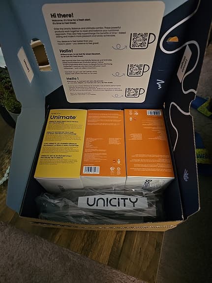 Unicity Unimate och Balance hälsoprodukter 3 g 30 portioner