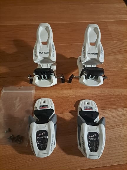 Marker Free 7.0 alpina bindningar vit