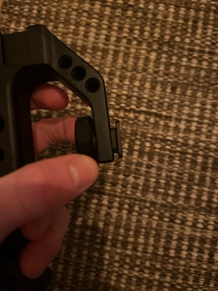 Ulanzi kamerahandtag aluminium svart