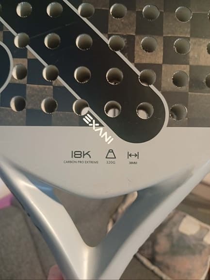 Exani 18K padelracket ULTRA 18k Carbon Extreme