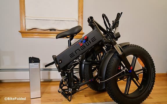 Engwe elcykel herr 20" ramstorlek L svart