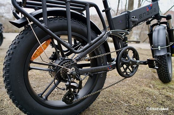 Engwe elcykel herr 20" ramstorlek L svart