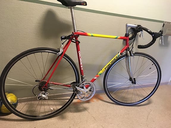 Fondriest racer cykel herr 56 cm ram 28 hjul röd