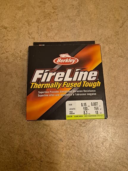 Berkley Fireline Fused Original, 0,15mm, 150m. Flame Green