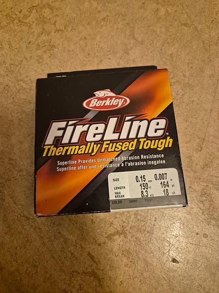 Berkley Fireline Fused Original, 0,15mm, 150m Grey color