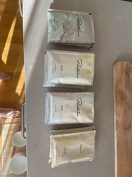 Protein Slim portionspåsar proteinpulver blandade smaker