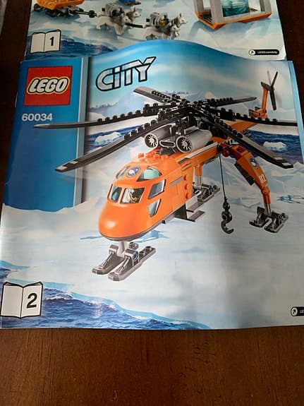 LEGO City - 60034 - Arctic Helicrane - 262 delar