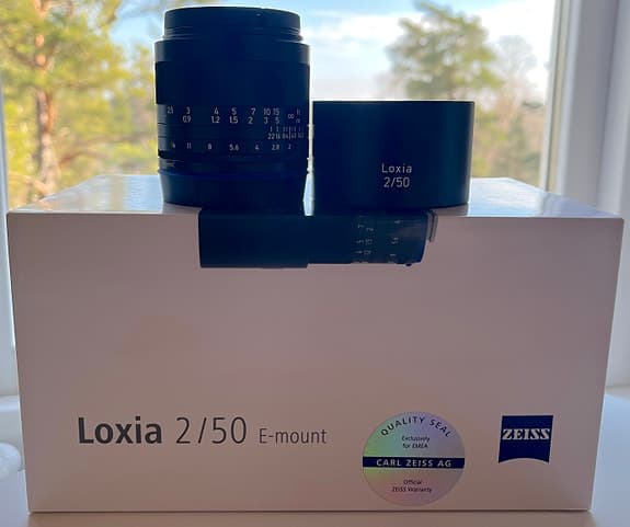 Zeiss Loxia 50/2 för Sony