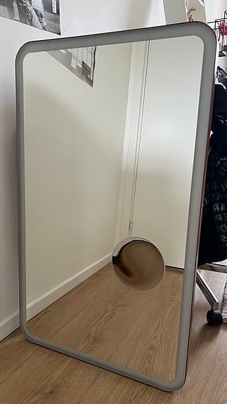 Badrumsspegel med belysning, anti-fog