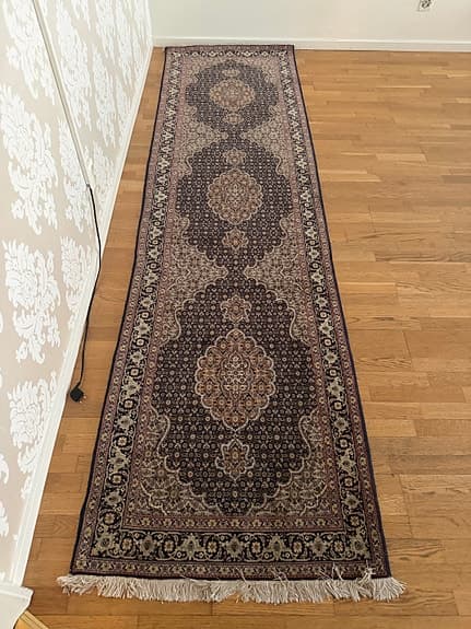 Äkta persisk matta 300x82 cm – vacker löpare i fint skick