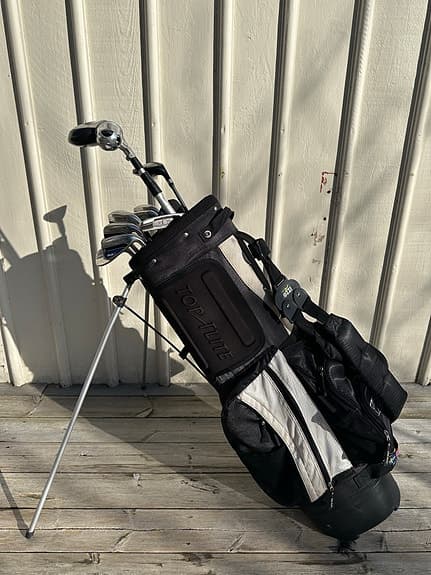 Golfset med bag herr höger