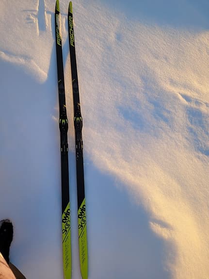 Fischer twin skin pro 207 cm (med bindningar)