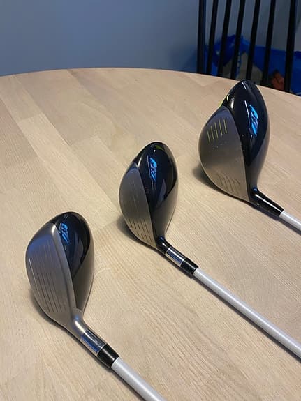 Nike golfklubbor fairwaywood och hybrid svart/vit