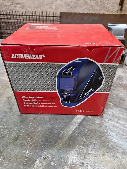 Svetshjälm helt ny