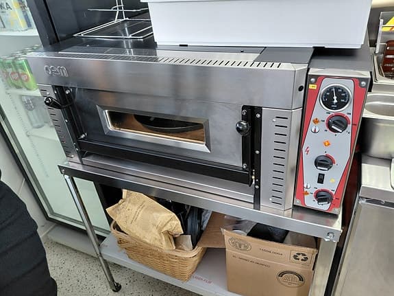 OEM pizzaugn ånga rostfri