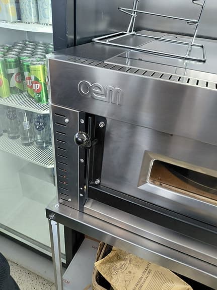 OEM pizzaugn ånga rostfri