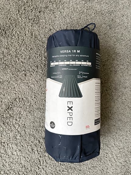 EXPED VERSA 1R M UPPBLÅSBART LIGGUNDERLAG 183x52x5 - NYTT!