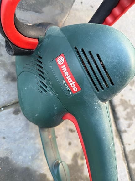 Metabo häcksax eldriven grön