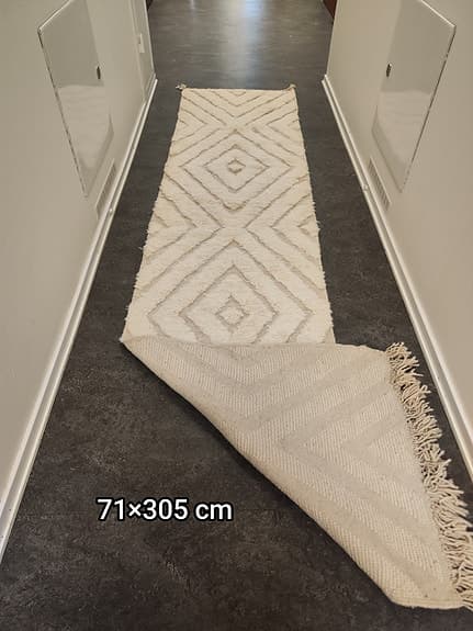 Beni Ourain äkta Berber ull matta