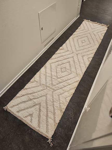 Beni Ourain äkta Berber ull matta