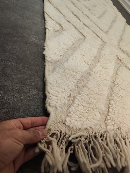 Beni Ourain äkta Berber ull matta