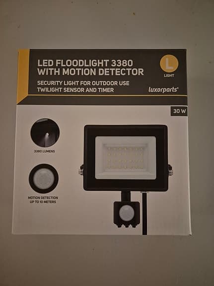 2st Luxorparts LED-strålkastare med rörelsesensor 30 W (3380 lm)