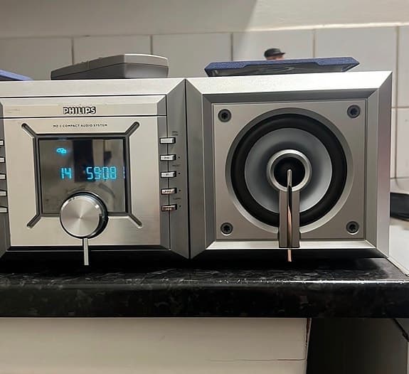 Philips stereopaket kompakt anläggning med högtalare