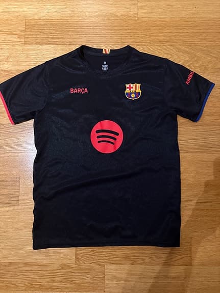 FC Barcelona Lamine Yamal fotbollströja svart