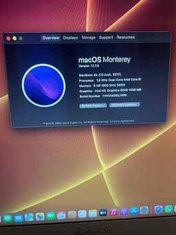 Apple MacBook Air 13 tum bärbar dator silver