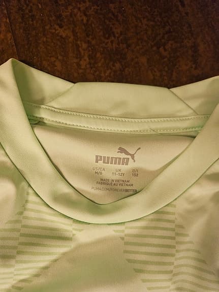 Puma målvaktsställ limegrön storlek 152