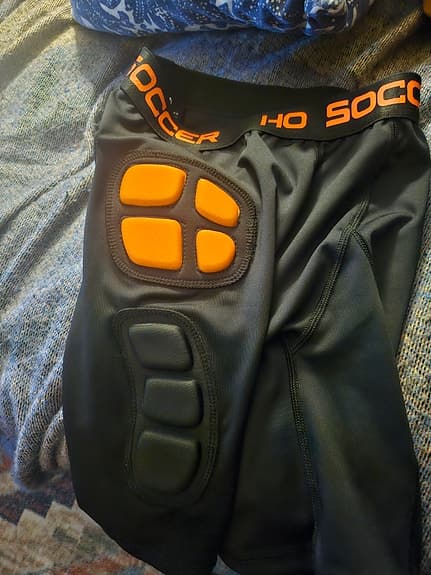 HO Soccer målvaktsskydd shorts svart med vaddering