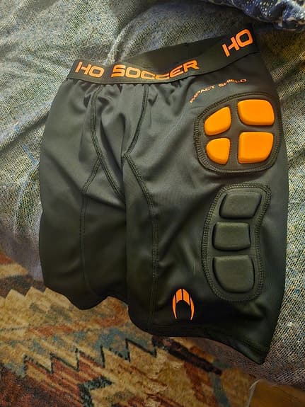 HO Soccer målvaktsskydd shorts svart med vaddering