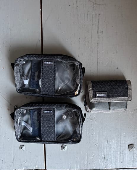 Think Tank Darklight Backpack 14L med tillbehör.