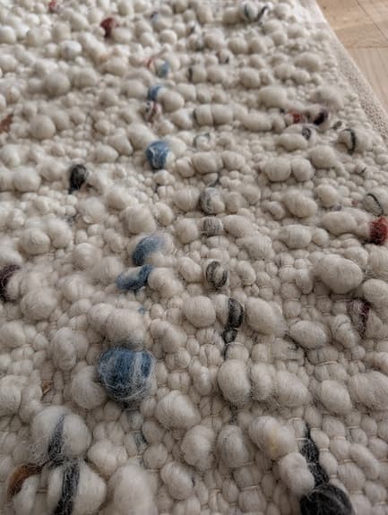 IKEA Svärdborg matta ull flerfärgad