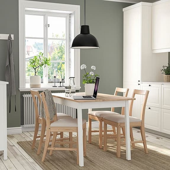 Dining Table with 4 Chairs – IKEA PINNTORP Series