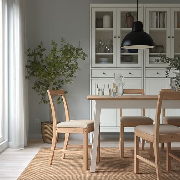 Dining Table with 4 Chairs – IKEA PINNTORP Series