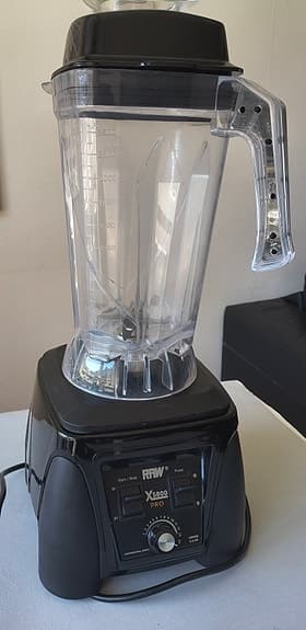 Raw Blender pro X5800 2,5hp 2,5l 1800w Svart