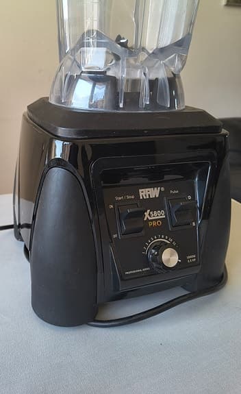 Raw Blender pro X5800 2,5hp 2,5l 1800w Svart