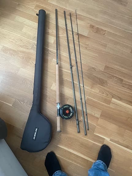 Guideline Laxa Salmon flugfiskeset tvåhands 13'7" #9/10