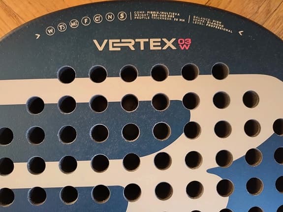 NYTT Padelracket Vertex 03 W 2023