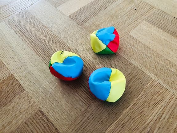 Jongleringsbollar (3st)