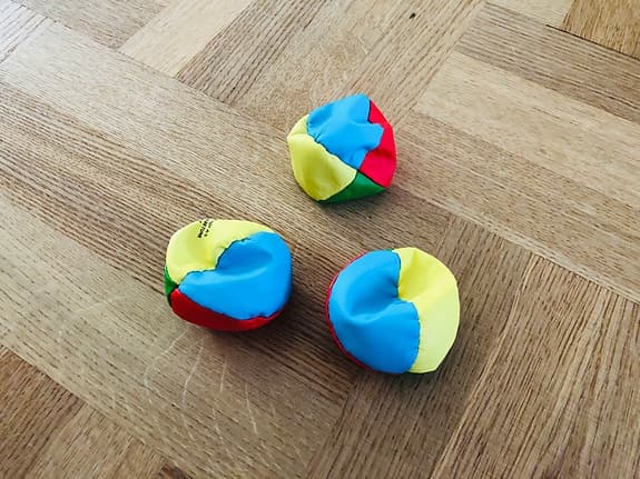 Jongleringsbollar (3st)